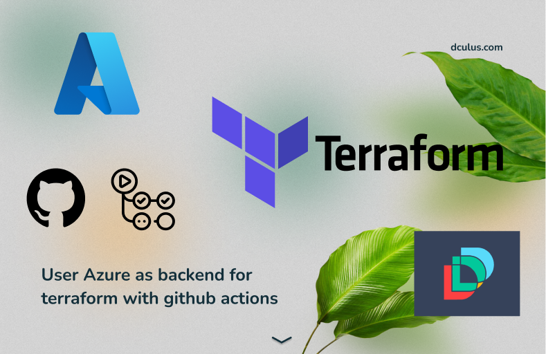 Use azure storage as backend for terraform state with Github actions