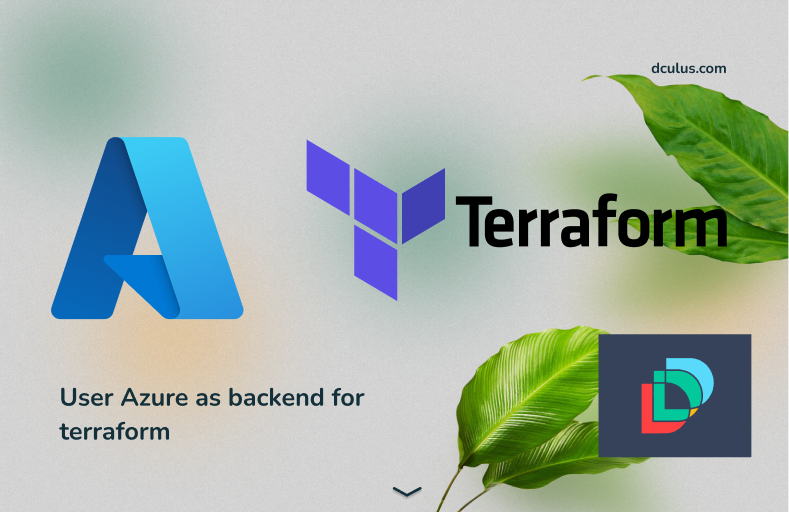 Use azure storage as backend for terraform state